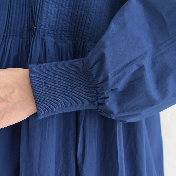 ブラウス 長袖 レディース 袖リブ 細タックプリーツ 綿100％ 大きいサイズ 25SS0321, | earth_eco_loco | 19