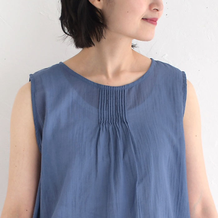 アンサンブル レディース きれいめ 夏 ガウンカーデ クラッシュボイル 綿100％ 大きいサイズ 25SS0627, | earth_eco_loco | 16