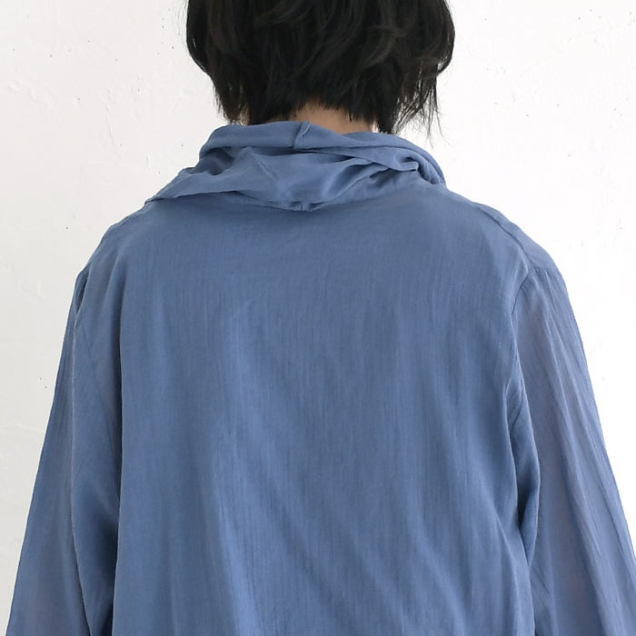 アンサンブル レディース きれいめ 夏 ガウンカーデ クラッシュボイル 綿100％ 大きいサイズ 25SS0627, | earth_eco_loco | 19