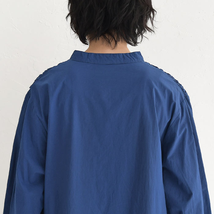 クーポンあり ワンピース スモッキング刺繍 ロング 長袖 コットンポプリン Aライン 綿100％ 春 夏 26SS0319R, | earth_eco_loco | 16