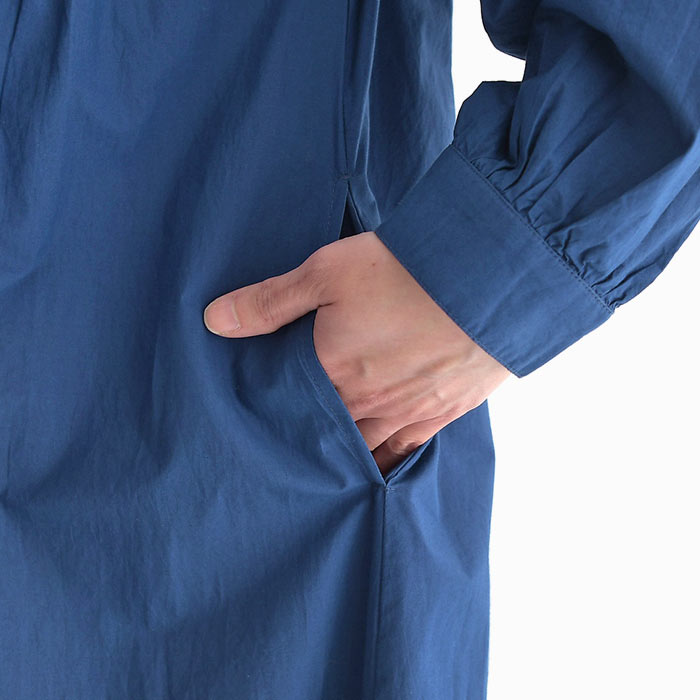 クーポンあり ワンピース スモッキング刺繍 ロング 長袖 コットンポプリン Aライン 綿100％ 春 夏 26SS0319R, | earth_eco_loco | 19