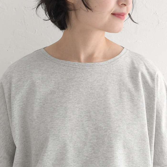 カットソー プルオーバー 長袖 レディース ロンT 日本製 バスク天竺 綿100％ 25SS0314, | earth_eco_loco | 16