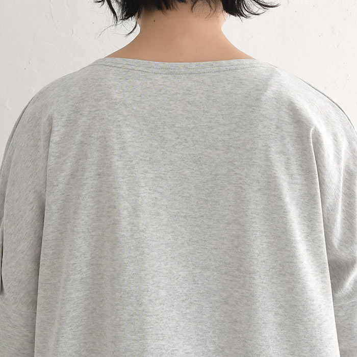 カットソー プルオーバー 長袖 レディース ロンT 日本製 バスク天竺 綿100％ 25SS0314, | earth_eco_loco | 17
