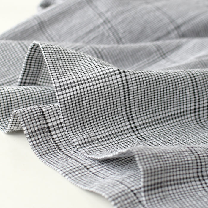 メール便送料無料 ブラウス 六分袖 レディース 肘が隠れる ぽわん袖 シャツ チェック 綿100％ 25SS0523, | earth_eco_loco | 14