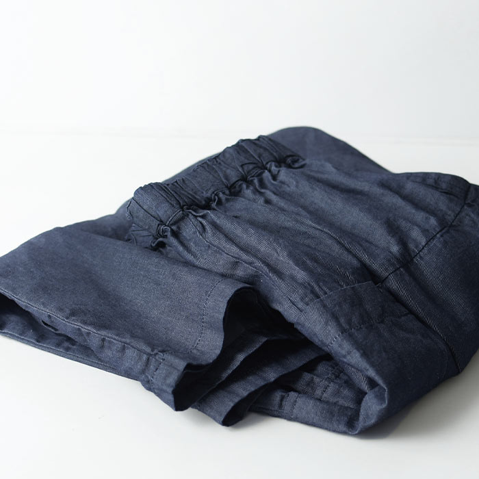 ラップパンツ レディース 巻きパンツ ライトオンスデニム 軽い 涼しい 綿100％ 25SS0523, | earth_eco_loco | 12