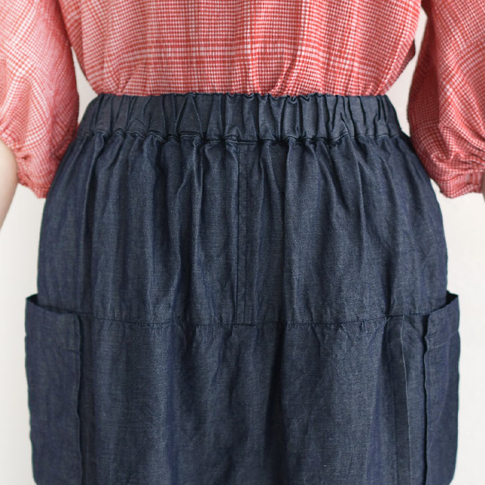 ラップパンツ レディース 巻きパンツ ライトオンスデニム 軽い 涼しい 綿100％ 25SS0523, | earth_eco_loco | 13