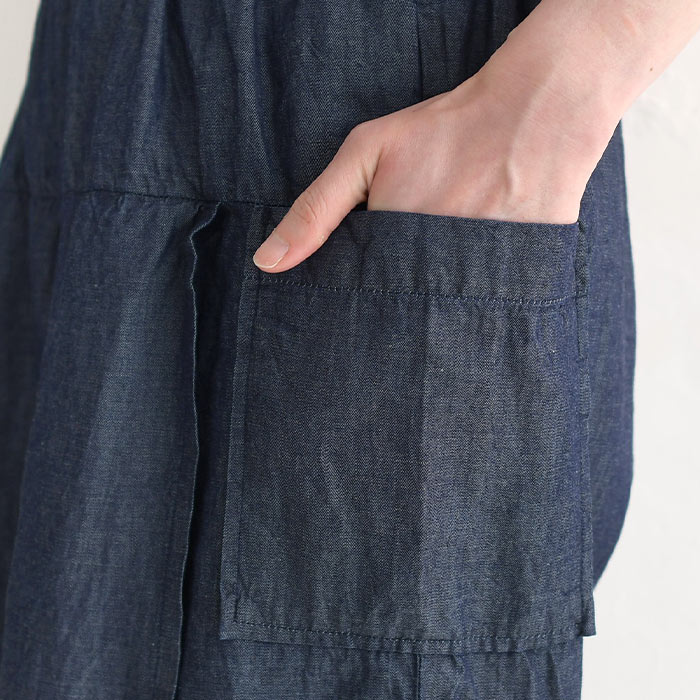 ラップパンツ レディース 巻きパンツ ライトオンスデニム 軽い 涼しい 綿100％ 25SS0523, | earth_eco_loco | 16