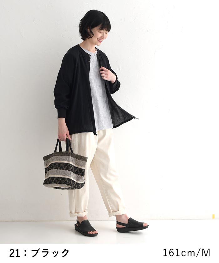 サマーカーディガン 薄手 レディース 綿 100 楊柳 コットン シアー ゆったり 日焼け対策 UVケア 25SS0530, | earth_eco_loco | 15