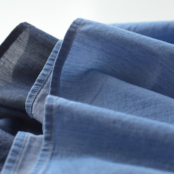 ワンピース ロング 涼しい レディース ライト 3オンスデニム 綿100％ 25SS0704, | earth_eco_loco | 12