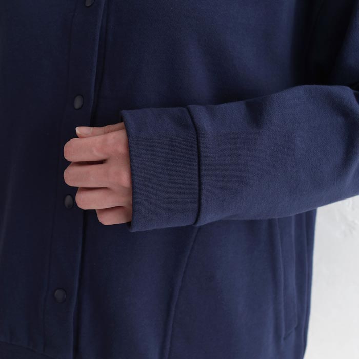 【20％OFF セール！】 返品交換不可 ハイネック カーディガン レディース コットン裏毛 綿 25AW1010, q1219, q2, | earth_eco_loco | 18