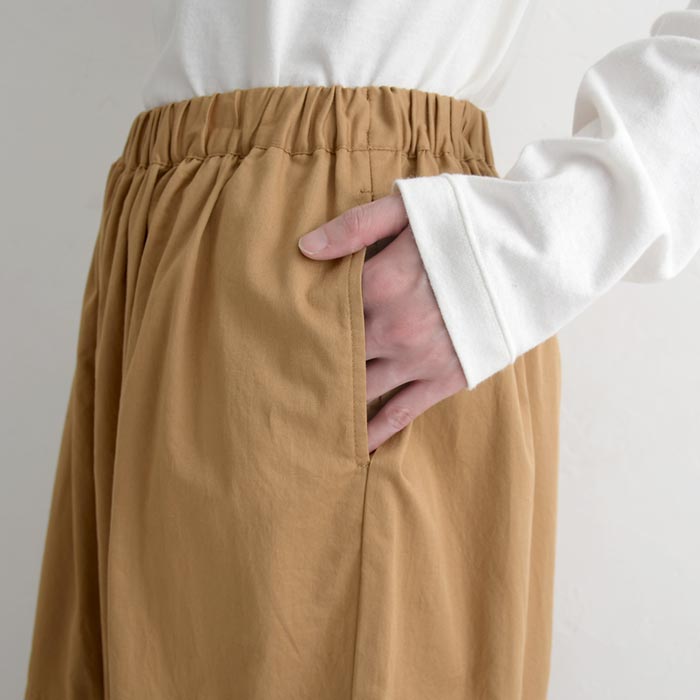 20％OFF セール！ 返品交換不可 フレアパンツ ワイド レディース ストレッチコットン ティアード ギャザー ゆったり 綿 25AW0904, q1128, q2, | earth_eco_loco | 18