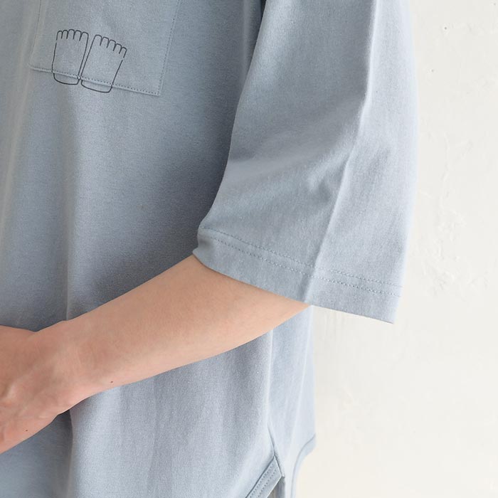 メール便送料無料 Tシャツ 半袖 レディース かくれんぼビリケンさん 綿100％ 25SS0704, | earth_eco_loco | 17