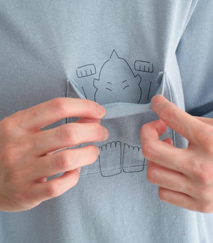 メール便送料無料 Tシャツ 半袖 レディース かくれんぼビリケンさん 綿100％ 25SS0704, | earth_eco_loco | 08