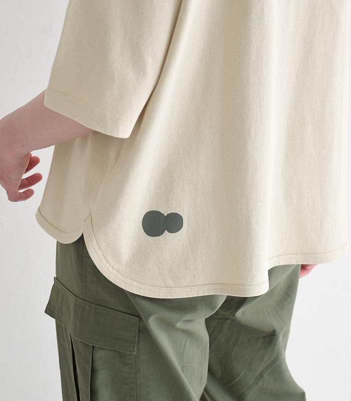 メール便送料無料 Tシャツ 五分袖 レディース 末広がりビリケンさん 綿100％ 25SS0704, | earth_eco_loco | 08