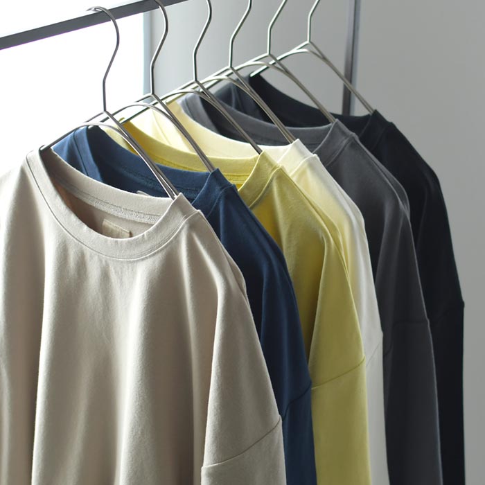 カットソー 長袖 レディース チュニック ストレッチコットン 綿 25AW0822, | earth_eco_loco | 20