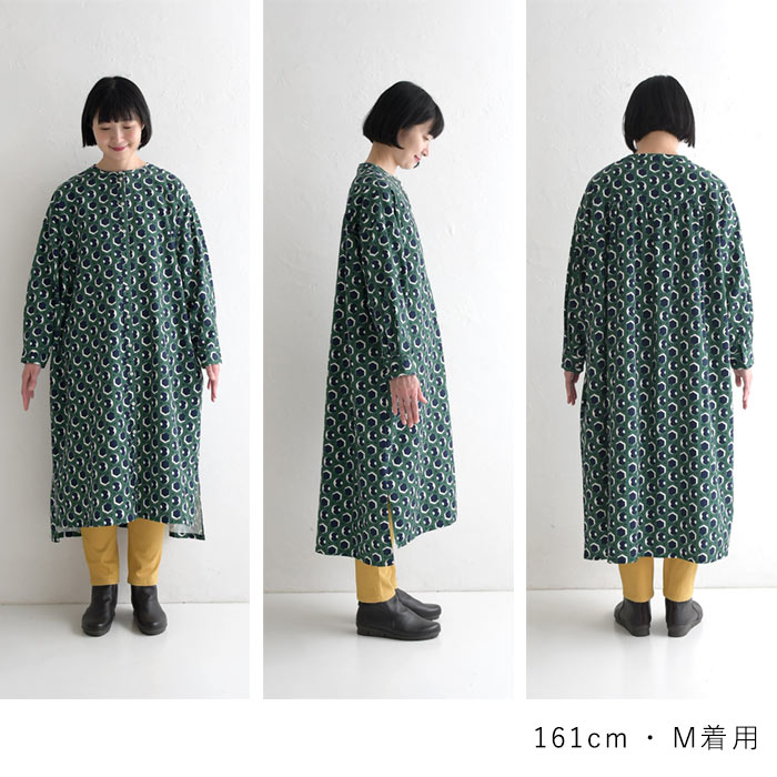 earth_eco_loco 予約 早割10％OFFCP 前開きワンピース ロング