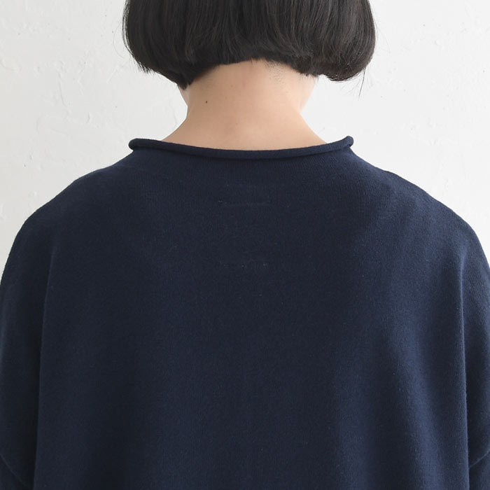 プルオーバー ニットセーター 長袖 レディース ロールネック ゆったり ワイド 綿ニット 綿100％ 26SS0204R, | earth_eco_loco | 23