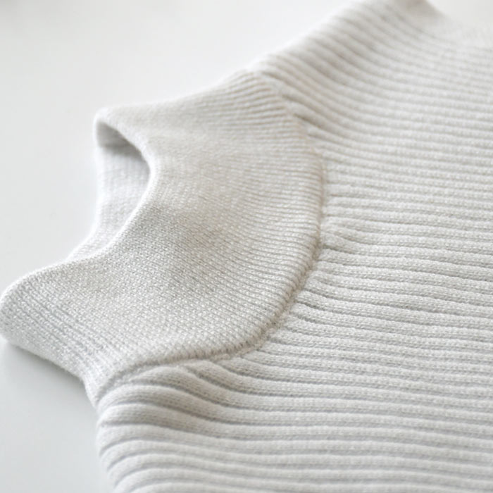 メール便可 付け襟 コットン カシミヤニット リブ 無地 25AW0919, | earth_eco_loco | 14