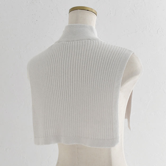 メール便可 付け襟 コットン カシミヤニット リブ 無地 25AW0919, | earth_eco_loco | 16