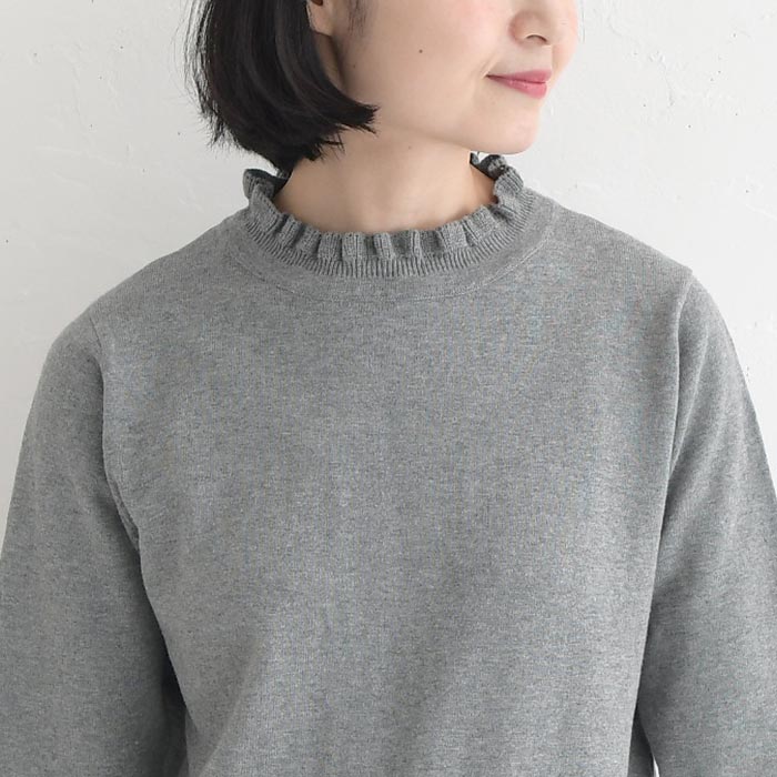 ニットセーター 長袖 レディース 綿100％30代 40代 50代 秋冬 25AW1204, | earth_eco_loco | 17