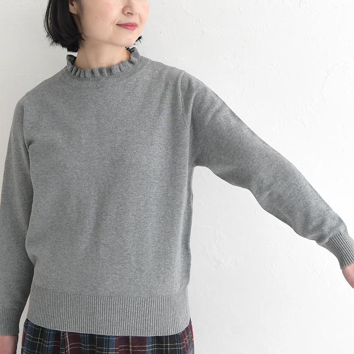 ニットセーター 長袖 レディース 綿100％30代 40代 50代 秋冬 25AW1204, | earth_eco_loco | 19