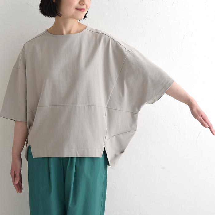 カットソー Tシャツ ストレッチコットン earth_eco_loco 春 夏 30代 40代 50代 26SS0403, | earth_eco_loco | 22
