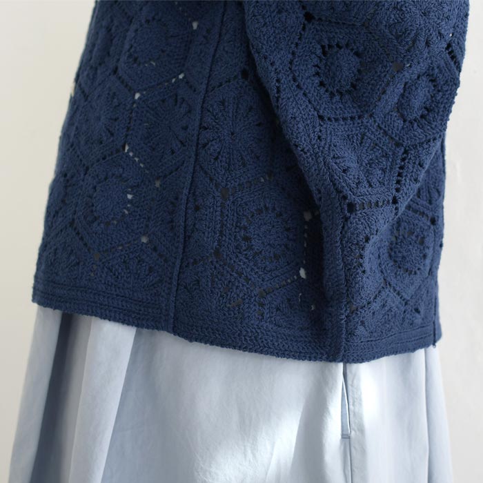 新作早割P5倍 カーディガン レディース コットン クロシェ 五分袖 綿100％ 春夏 秋 30代 40代 50代 26SS0219, | earth_eco_loco | 21