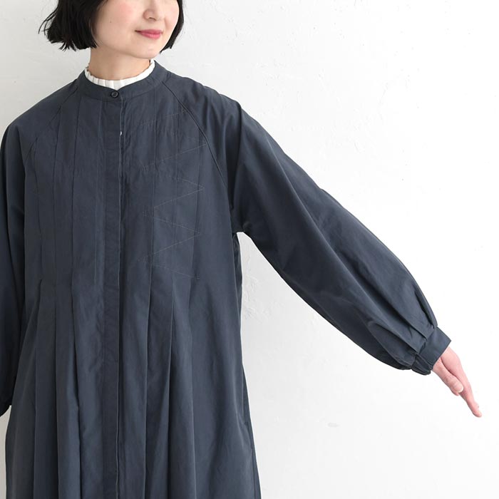 新作早割P5倍 タックワンピース レディース ロング 綿タイプライター 綿100％ 春 夏 秋 30代 40代 50代 26SS0219, | earth_eco_loco | 18