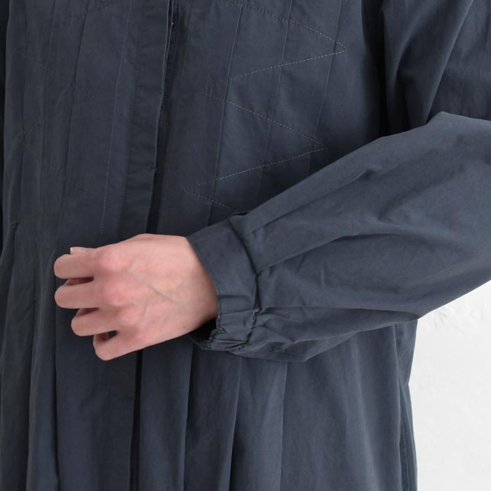 新作早割P5倍 タックワンピース レディース ロング 綿タイプライター 綿100％ 春 夏 秋 30代 40代 50代 26SS0219, | earth_eco_loco | 19