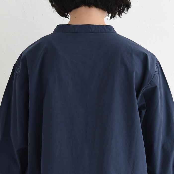 新作早割P5倍 裾プリーツチュニック レディース 長袖 綿タイプライター ロング 綿100％春 夏 秋 30代 40代 50代 26SS0219, | earth_eco_loco | 18