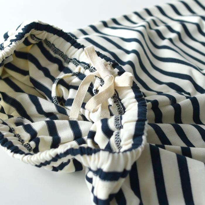 新作早割P5倍 ボーダーパンツ コットン100％ earth_eco_loco 春 夏 30代 40代 50代 26SS0306, | earth_eco_loco | 15