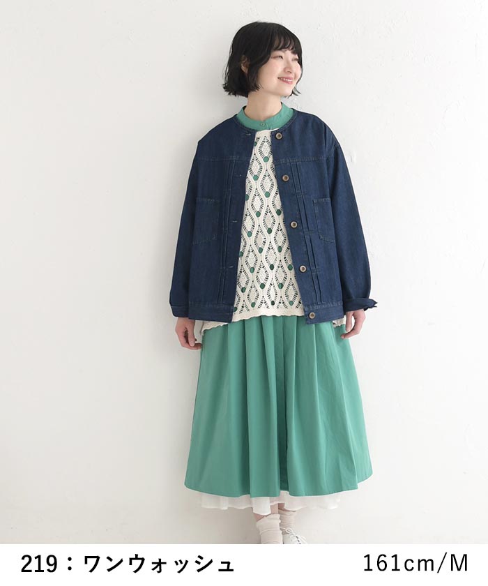 新作早割P5倍 ジャケット デニム レディース ライトデニム 軽量 羽織り 綿100％ 大きいサイズ 26SS0219, 爆買 | earth_eco_loco | 12