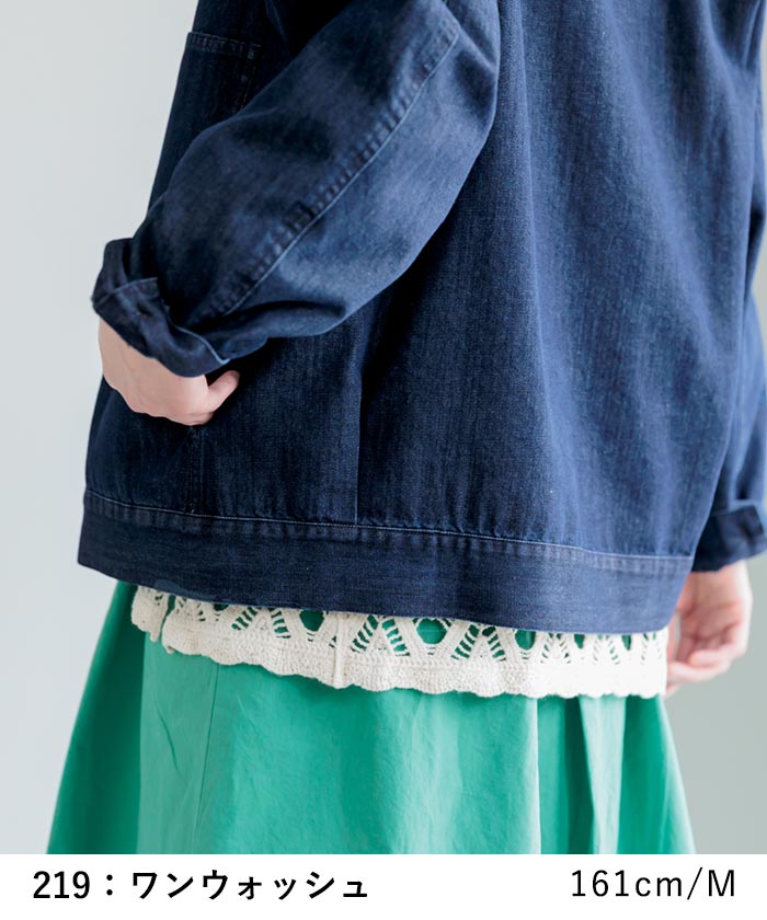 新作早割P5倍 ジャケット デニム レディース ライトデニム 軽量 羽織り 綿100％ 大きいサイズ 26SS0219, 爆買 | earth_eco_loco | 13