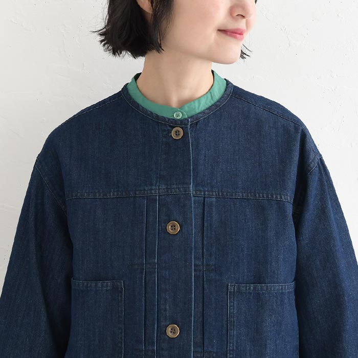 新作早割P5倍 ジャケット デニム レディース ライトデニム 軽量 羽織り 綿100％ 大きいサイズ 26SS0219, 爆買 | earth_eco_loco | 15