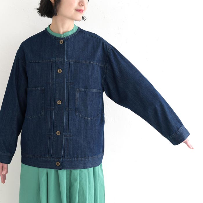 新作早割P5倍 ジャケット デニム レディース ライトデニム 軽量 羽織り 綿100％ 大きいサイズ 26SS0219, 爆買 | earth_eco_loco | 17