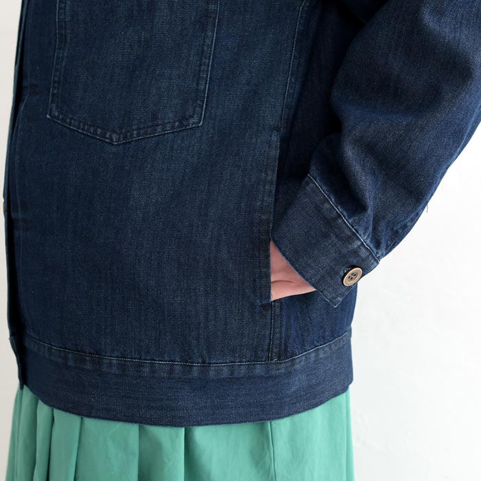 新作早割P5倍 ジャケット デニム レディース ライトデニム 軽量 羽織り 綿100％ 大きいサイズ 26SS0219, 爆買 | earth_eco_loco | 18