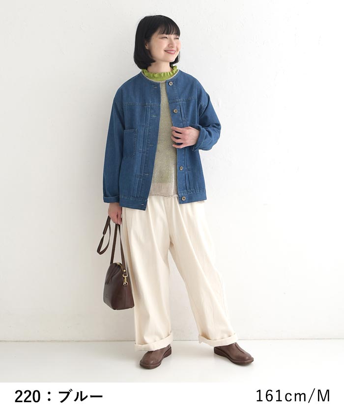 新作早割P5倍 ジャケット デニム レディース ライトデニム 軽量 羽織り 綿100％ 大きいサイズ 26SS0219, 爆買 | earth_eco_loco | 04
