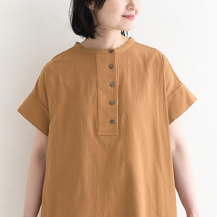 チュニック ワッシャーコットン 涼しい 綿100% earth_eco_loco 春 夏 30代 40代 50代 26SS0522, | earth_eco_loco | 15