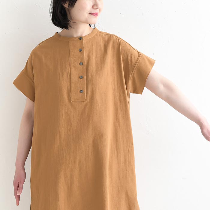 チュニック ワッシャーコットン 涼しい 綿100% earth_eco_loco 春 夏 30代 40代 50代 26SS0522, | earth_eco_loco | 18
