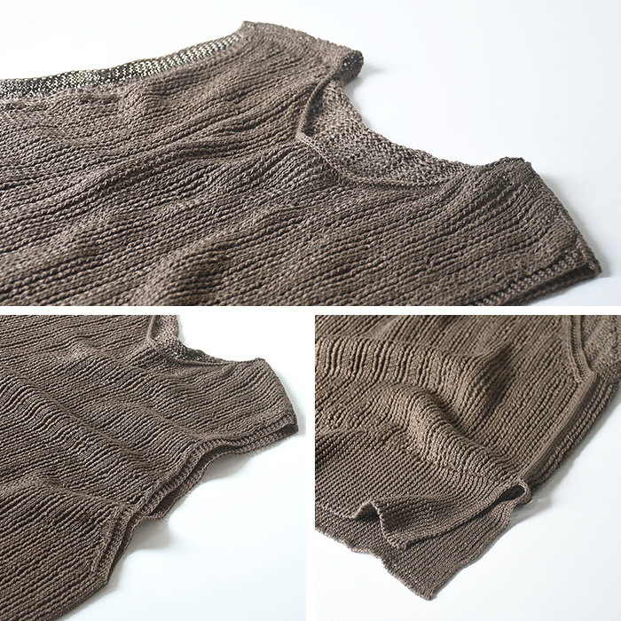 早割10％OFFクーポン ベスト 麻ライクギマコットン earth_eco_loco  秋 30代 40代 50代 26AW0821, | earth_eco_loco | 22