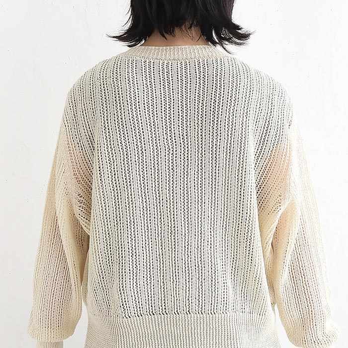 早割10％OFFクーポン カーディガン 麻ライクギマコットン earth_eco_loco  秋 30代 40代 50代 26AW0821, | earth_eco_loco | 18