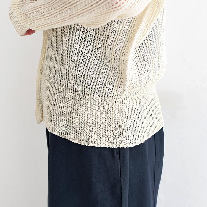 早割10％OFFクーポン カーディガン 麻ライクギマコットン earth_eco_loco  秋 30代 40代 50代 26AW0821, | earth_eco_loco | 21