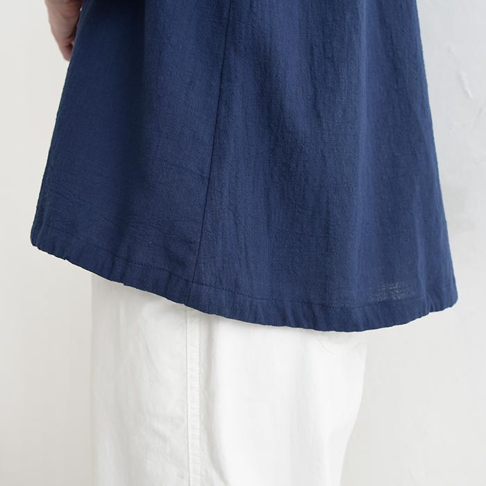 ブラウス コットンスラブ 裾絞り 綿100% earth_eco_loco 夏 春 30代 40代 50代 26SS0604, | earth_eco_loco | 19