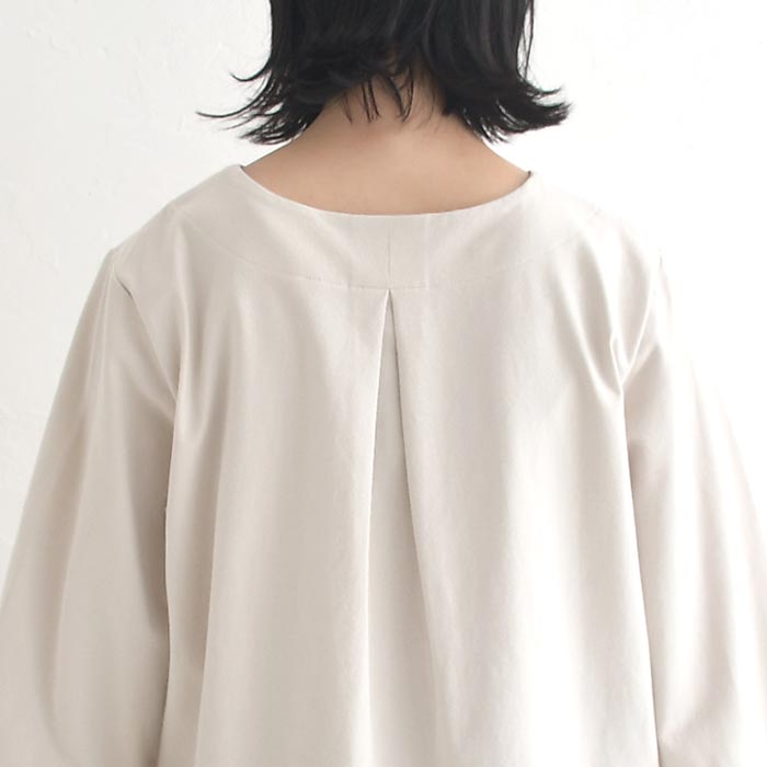 ふんわり袖の装いカットソー ストレッチコットン earth_eco_loco  レディース 秋 冬 26AW0910, | earth_eco_loco | 18