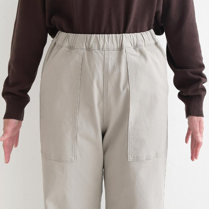 美脚カーゴパンツ コットン ストレッチ earth_eco_loco まるっと1年パンツ 秋冬 30代 40代 50代 26AW0904, | earth_eco_loco | 22