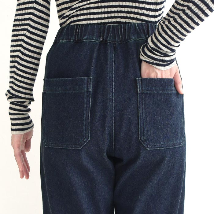 美脚カーゴストレートパンツ 柔らかニットデニム earth_eco_loco  秋 冬 26AW0918, | earth_eco_loco | 16