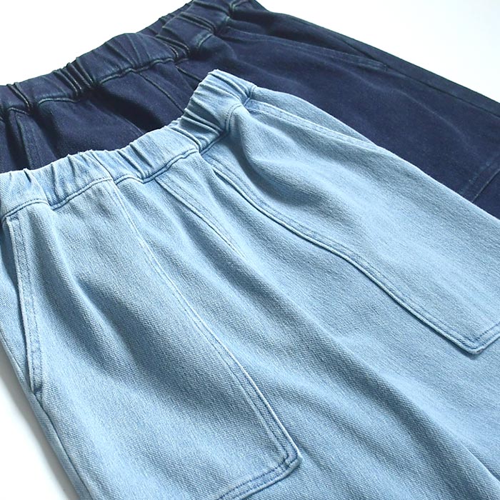 美脚カーゴストレートパンツ 柔らかニットデニム earth_eco_loco  秋 冬 26AW0918, | earth_eco_loco | 08