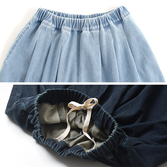 ワイドフレアパンツ ニットデニム earth_eco_loco  秋 冬 26AW0918, | earth_eco_loco | 20