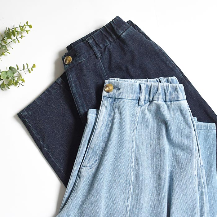 バレルパンツ ニットデニム earth_eco_loco  秋 冬 26AW0918, | earth_eco_loco | 08