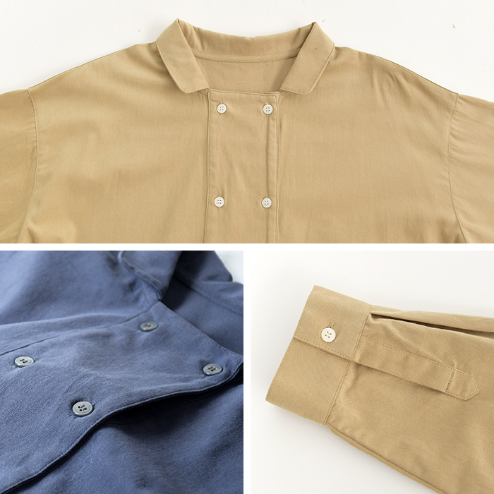 チュニックワンピース 起毛コットンearth_eco_loco  秋 冬 26AW1002, | earth_eco_loco | 20